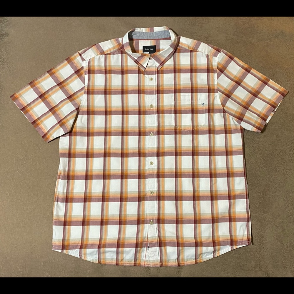 Men’s Marmot Cordero Short Sleeve Shirt Redstone